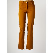 COUTURIST - Pantalon droit marron en coton pour femme - Taille 36 - Modz