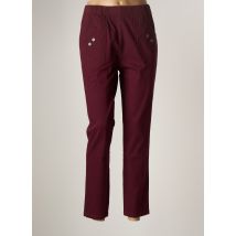 MULTIPLES - Pantalon 7/8 rouge en coton pour femme - Taille 36 - Modz