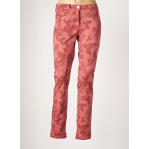 EAST DRIVE - Pantalon slim rose en coton pour femme - Taille 40 - Modz