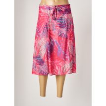 DIANE LAURY - Jupe mi-longue rose en polyester pour femme - Taille 42 - Modz