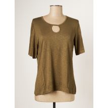 GRIFFON - T-shirt vert en viscose pour femme - Taille 40 - Modz