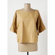 B.YU - Blouse beige en coton pour femme - Taille 36 - Modz