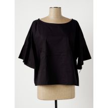 B.YU - Blouse noir en coton pour femme - Taille 40 - Modz