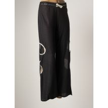 ELISA CAVALETTI - Pantalon droit noir en viscose pour femme - Taille 38 - Modz
