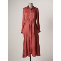 SEE U SOON - Robe mi-longue rose en polyester pour femme - Taille 38 - Modz