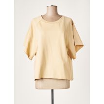 PAN - Top beige en coton pour femme - Taille 38 - Modz