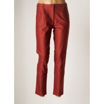 LE PETIT BAIGNEUR - Pantalon slim marron en polyester pour femme - Taille 42 - Modz