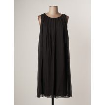 LAUREN VIDAL - Robe mi-longue noir en polyester pour femme - Taille 40 - Modz