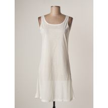 LAUREN VIDAL - Robe courte blanc en coton pour femme - Taille 38 - Modz