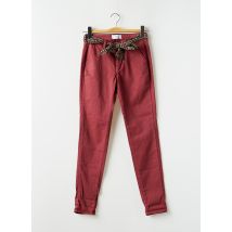 LE TEMPS DES CERISES - Pantalon chino rouge en coton pour femme - Taille W23 - Modz