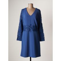 K-DESIGN - Robe mi-longue bleu en polyester pour femme - Taille 40 - Modz