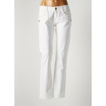 REPLAY - Jeans coupe slim blanc en coton pour femme - Taille W28 L32 - Modz