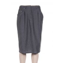 PAUPORTÉ - Jupe mi-longue gris en polyester pour femme - Taille 40 - Modz