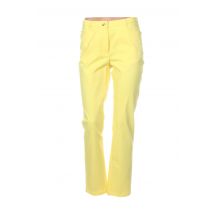 WEINBERG - Pantalon casual jaune en coton pour femme - Taille 40 - Modz