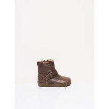 FALCOTTO - Bottines/Boots marron en cuir pour fille - Taille 20 - Modz