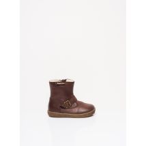 FALCOTTO - Bottines/Boots marron en cuir pour fille - Taille 21 - Modz