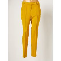 LA FEE MARABOUTEE - Pantalon chino jaune en polyester pour femme - Taille 38 - Modz