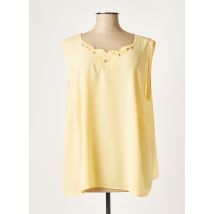 FRANCOISE DE FRANCE - Blouse jaune en polyester pour femme - Taille 58 - Modz