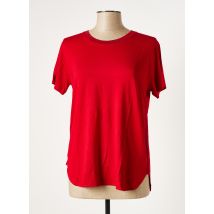 TERRE DE FÉES - T-shirt rouge en viscose pour femme - Taille 44 - Modz