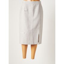 PAUPORTÉ - Jupe mi-longue gris en polyester pour femme - Taille 40 - Modz