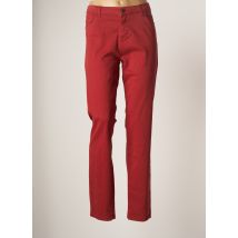 PAKO LITTO - Pantalon droit orange en coton pour femme - Taille 42 - Modz