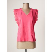 LEO & UGO - Top rose en coton pour femme - Taille 42 - Modz
