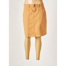 FRANSA - Jupe mi-longue marron en coton pour femme - Taille 42 - Modz
