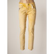 ET COMPAGNIE - Jeans coupe slim jaune en coton pour femme - Taille 40 - Modz