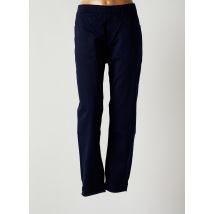 LA FIANCEE DU MEKONG - Pantalon slim bleu en coton - Femme - Taille 50 - Modz