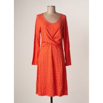 LA FIANCEE DU MEKONG - Robe mi-longue orange en viscose pour femme - Taille 40 - Modz