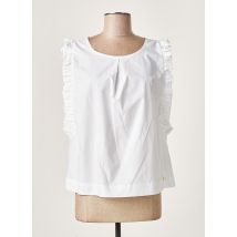 CARLA MONTANARINI - Blouse blanc en coton pour femme - Taille 40 - Modz