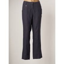 THALASSA - Pantalon droit bleu en lin pour femme - Taille 42 - Modz