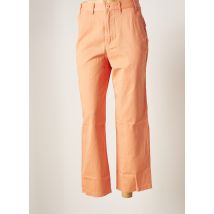 OBEY - Pantalon 7/8 orange en coton pour femme - Taille W26 - Modz