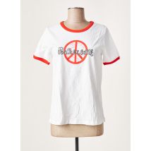 LTB - T-shirt blanc en coton pour femme - Taille 36 - Modz