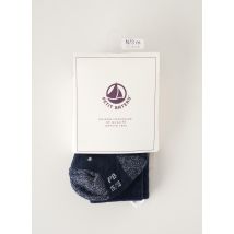 PETIT BATEAU - Collants bleu en autre matiere pour fille - Taille 0 M - Modz