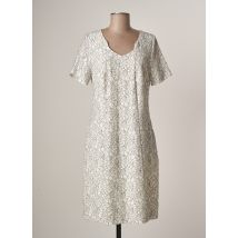 FRANCE RIVOIRE - Robe mi-longue blanc en coton pour femme - Taille 40 - Modz