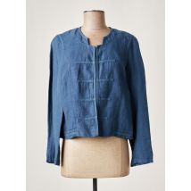 MERI & ESCA - Veste casual bleu en lin pour femme - Taille 38 - Modz