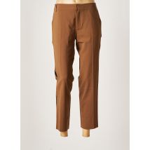 LEON & HARPER - Pantalon 7/8 marron en laine pour femme - Taille 38 - Modz