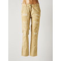 REPLAY - Pantalon chino beige en coton pour femme - Taille W26 - Modz