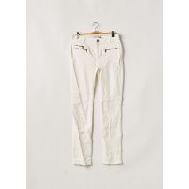 ZAPA - Pantalon slim blanc en coton pour femme - Taille W26 L30 - Modz