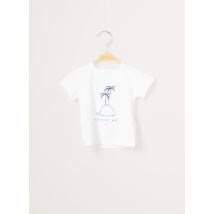 CARREMENT BEAU - T-shirt blanc en coton pour garçon - Taille 9 M - Modz