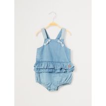 CARREMENT BEAU - Barboteuse bleu en coton pour fille - Taille 12 M - Modz