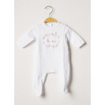 CARREMENT BEAU - Pyjama blanc en coton pour fille - Taille 1 M - Modz