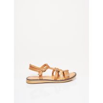 GBB - Sandales/Nu pieds marron en cuir pour fille - Taille 26 - Modz