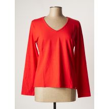 PAUL BRIAL - T-shirt orange en viscose pour femme - Taille 40 - Modz