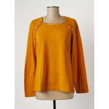 MALOKA - Pull jaune en polyester pour femme - Taille 40 - Modz