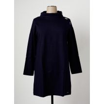 MALOKA - Robe mi-longue bleu en viscose pour femme - Taille 42 - Modz