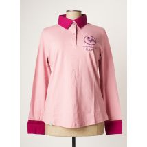 COMPTOIR DU RUGBY - Polo rose en coton pour femme - Taille 42 - Modz