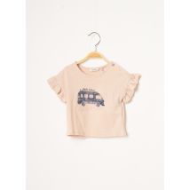 IKKS - T-shirt rose en coton pour fille - Taille 12 M - Modz