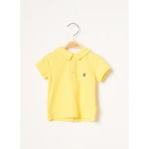 P'TIT BISOU - Polo jaune en coton pour garçon - Taille 6 M - Modz